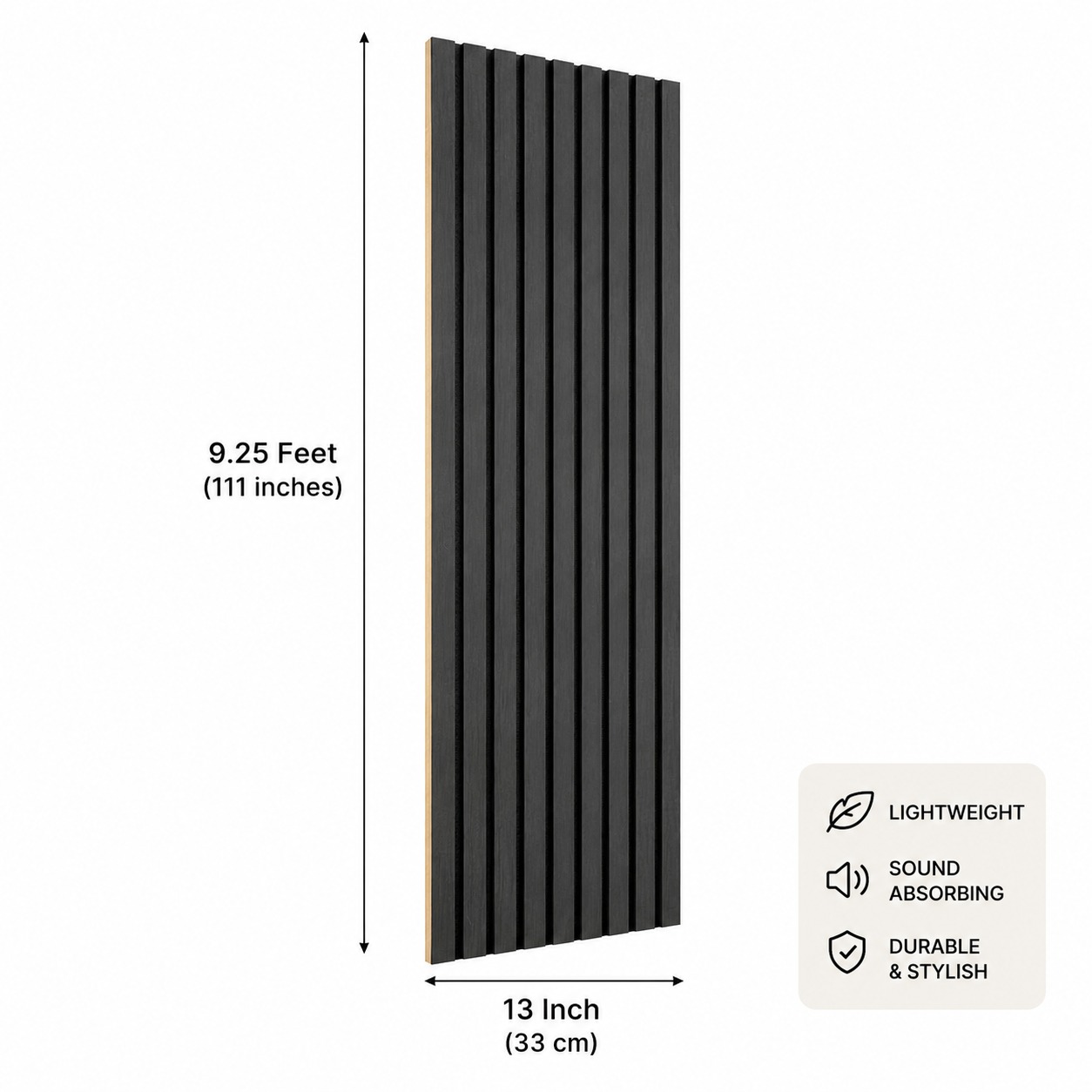 Acoustic Wall Panels, 8001 - 9.25 Feet 13 Inches