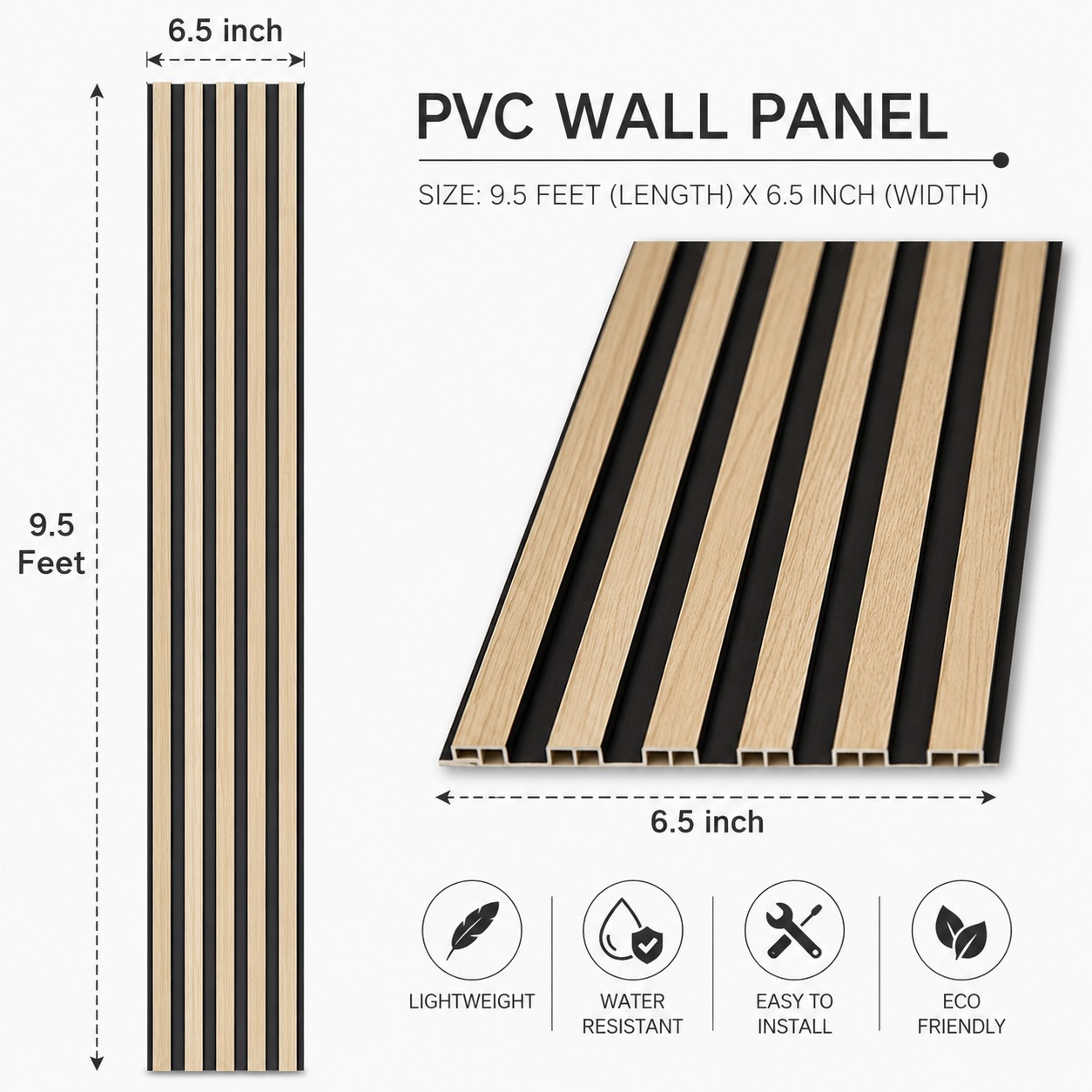 Pvc Panel, 3002 - 9.5 Feet 6.5 Inches