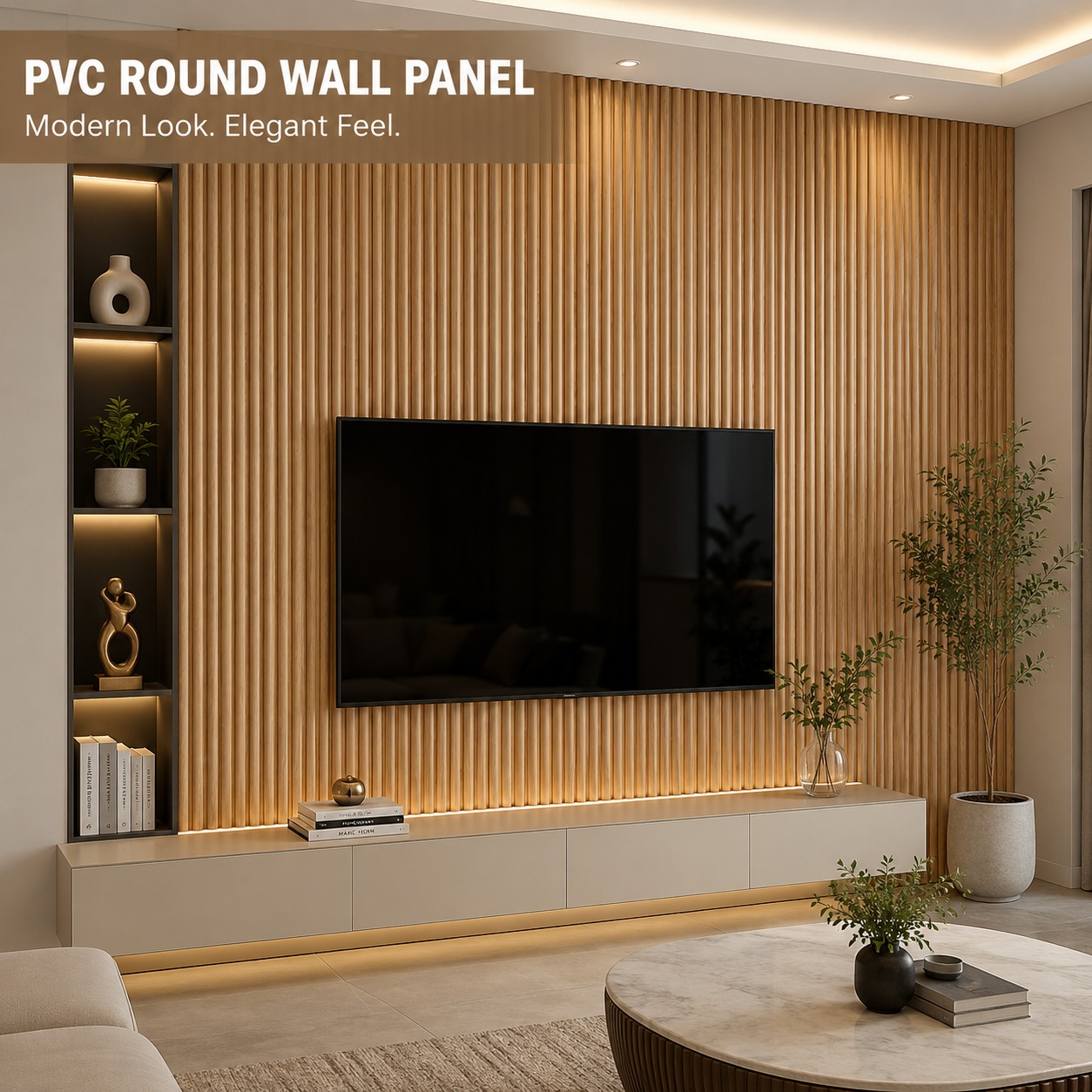Pvc Round Panel, 20A15 - 9.5 Feet 6.5 Inches