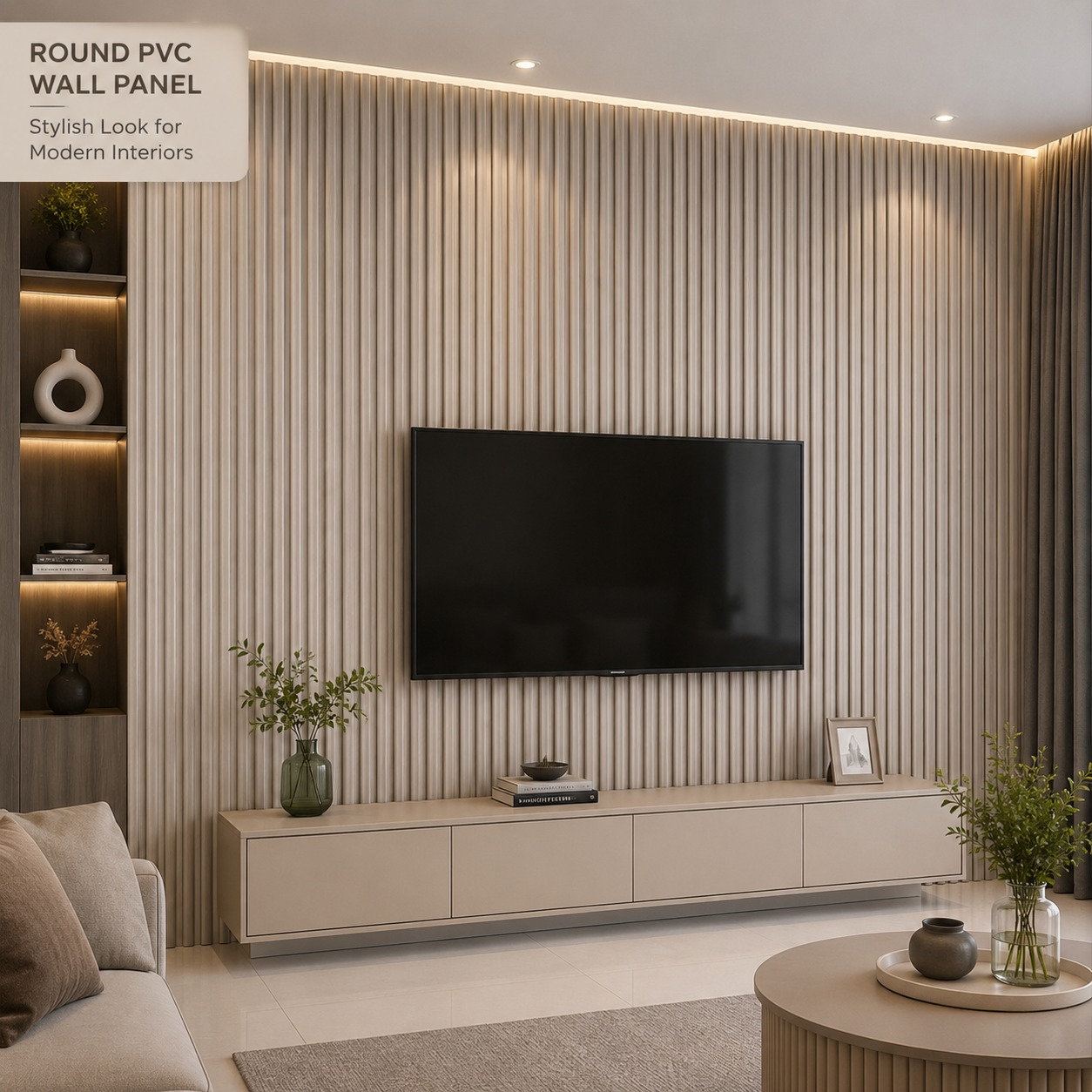 Pvc Round Panel, 1015 - 9.5 Feet 6.5 Inches