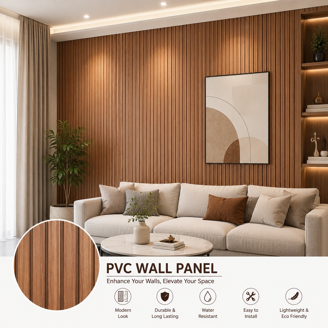 Pvc Panel, 6016 - 9.5 Feet 6.5 Inches