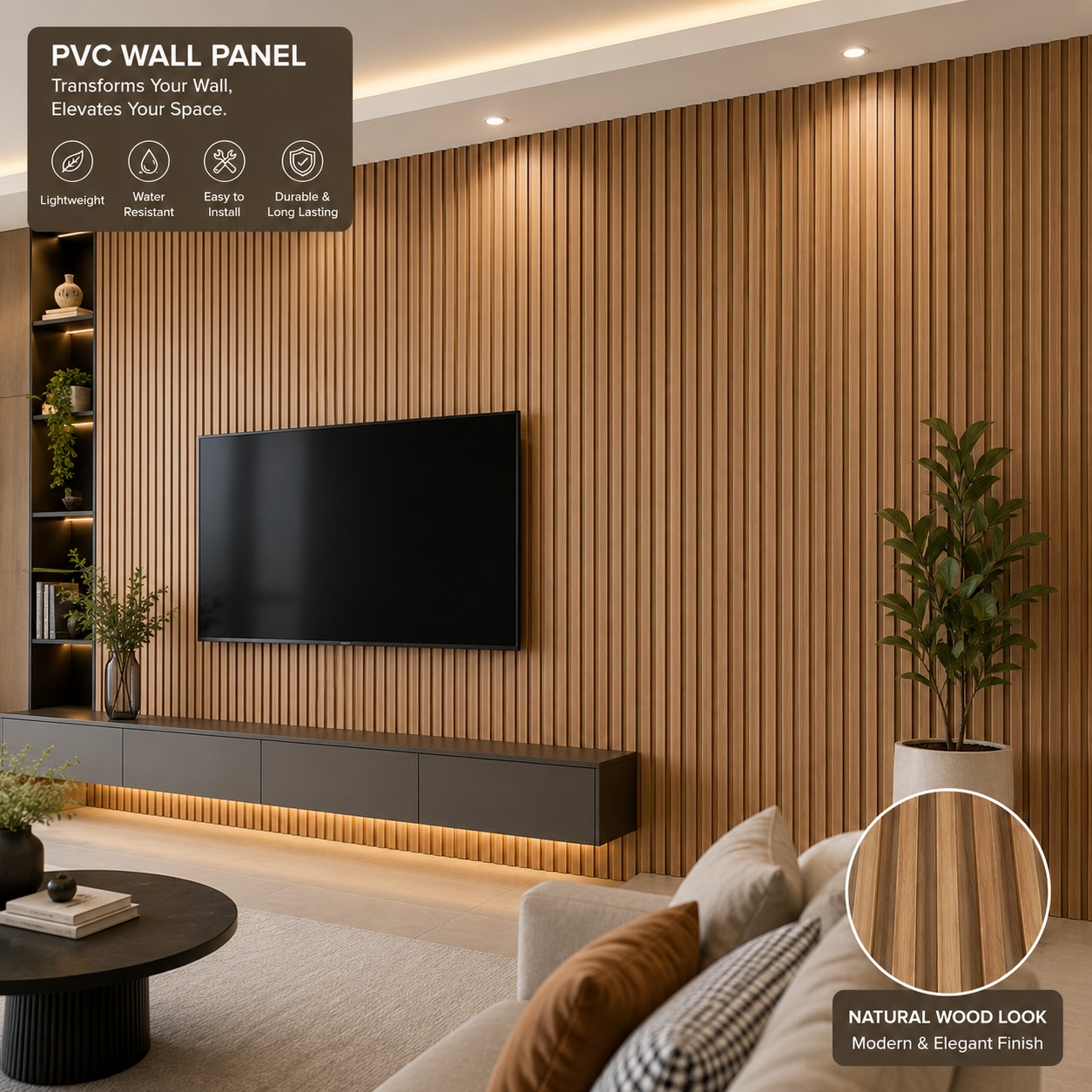 Pvc Panel, 020A15 - 9.5 Feet 6.5 Inches