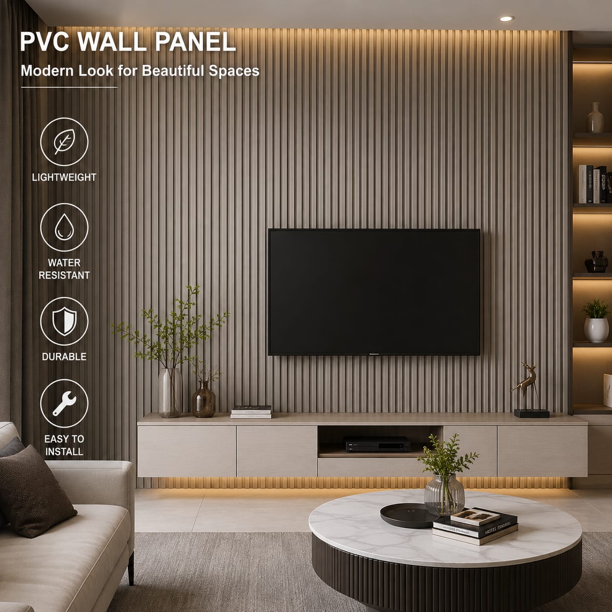 Pvc Panel, 1020 - 9.5 Feet 6.5 Inches